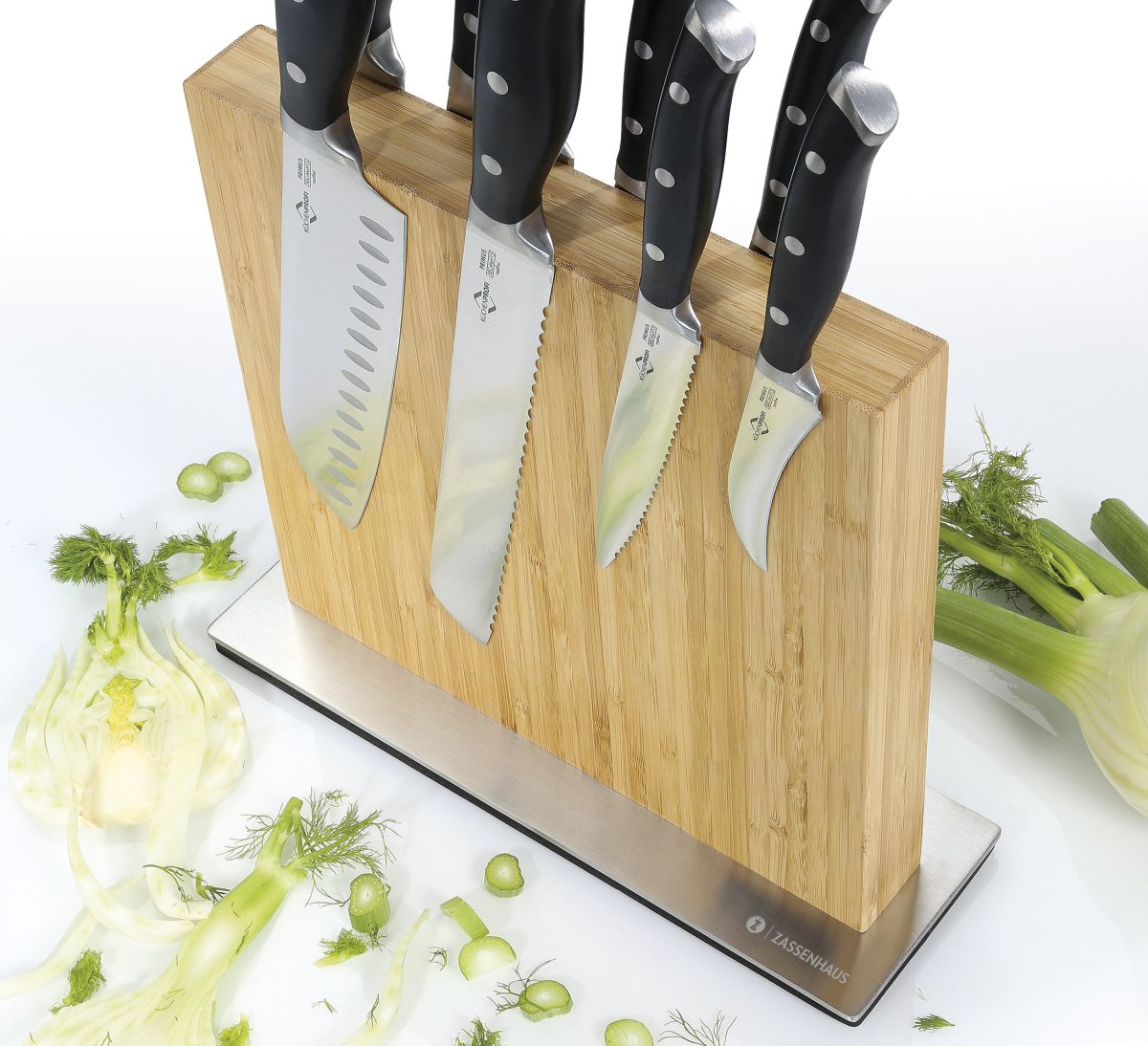 Zassenhaus messenblok magnetisch bamboe - Afbeelding 4