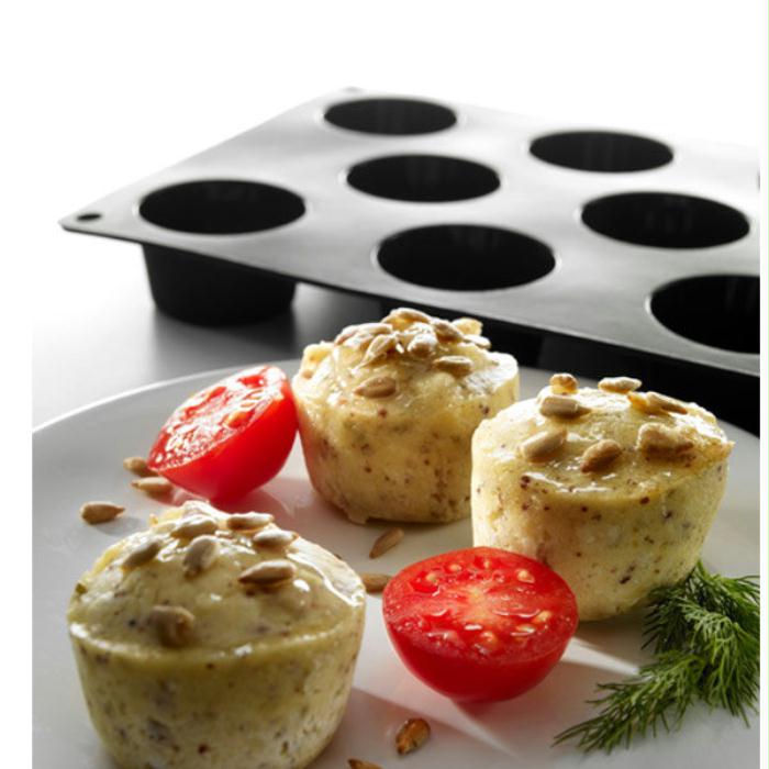 Muffinplaat mini zwart Lékué - Afbeelding 5