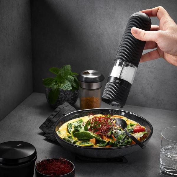 Peper+zoutmolen electr. Spezia Gefu - Afbeelding 4