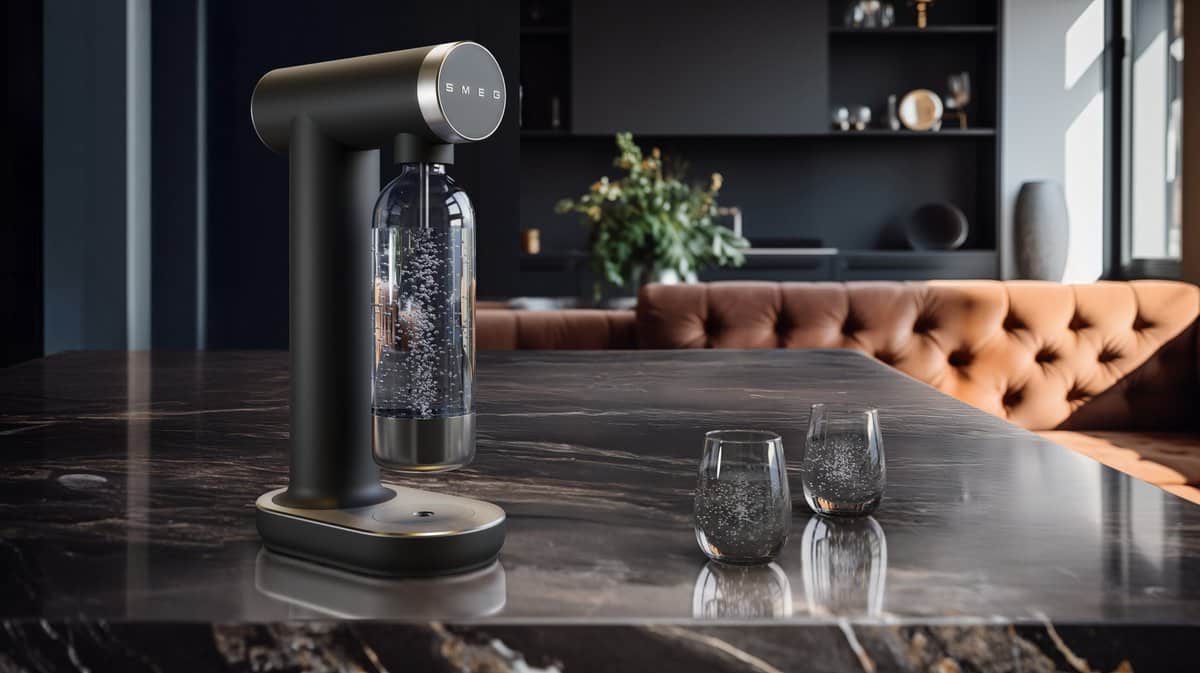 Smeg sodamaker matzwart - Afbeelding 4