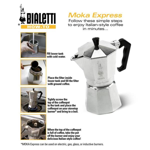 Espressomaker Venus 6 kops Bialetti - Afbeelding 4