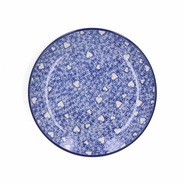 Bord ontbijt 20cm White Hearts Bunzlau Castle - Afbeelding 2