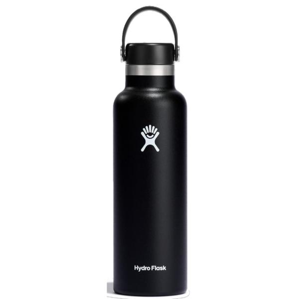 Drinkfles Standard Mouth 621ml Black Hydro Flask - Afbeelding 2