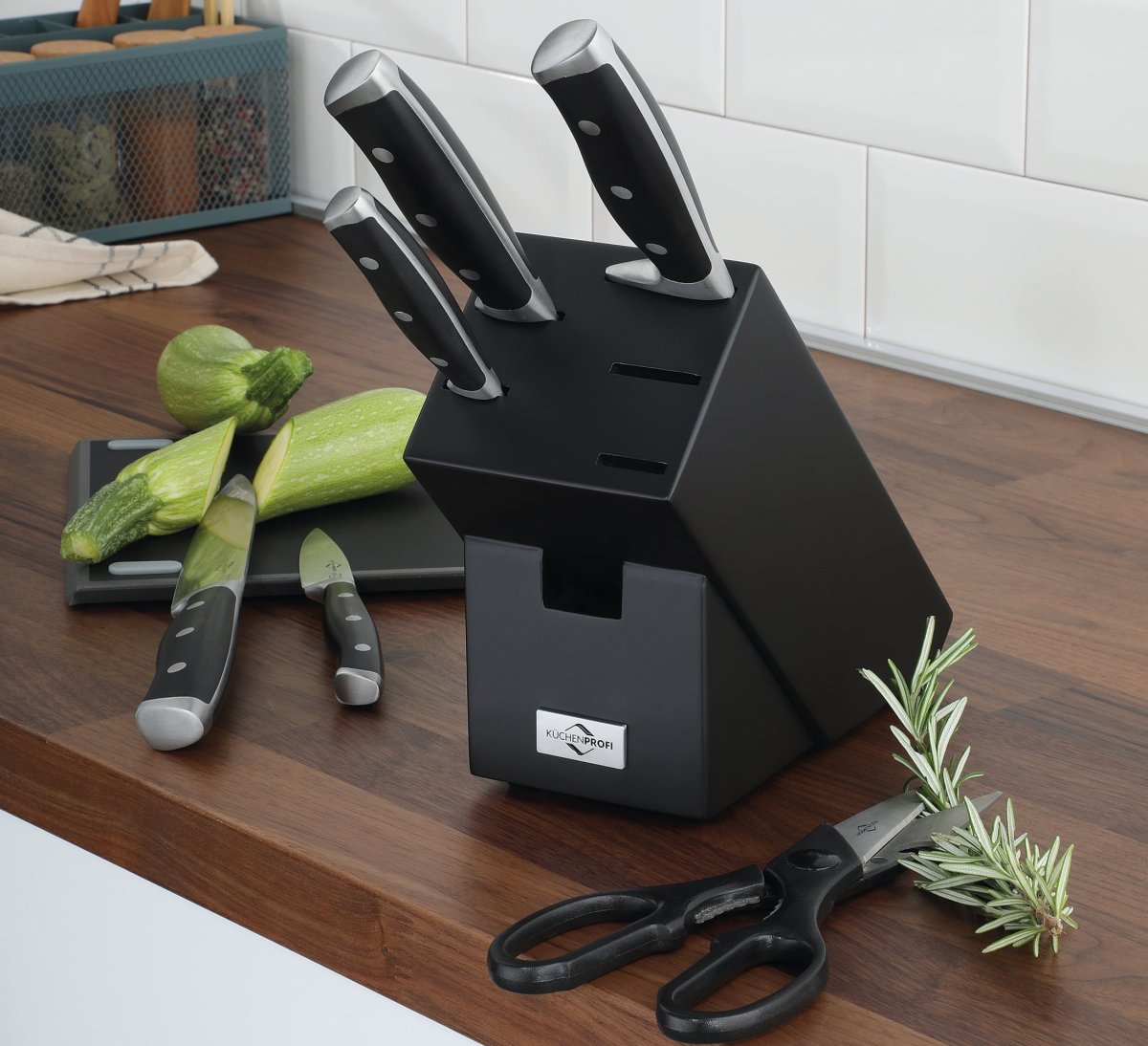 Kuchenprofi Primus classic 7 delig messenblok zwart - Afbeelding 3