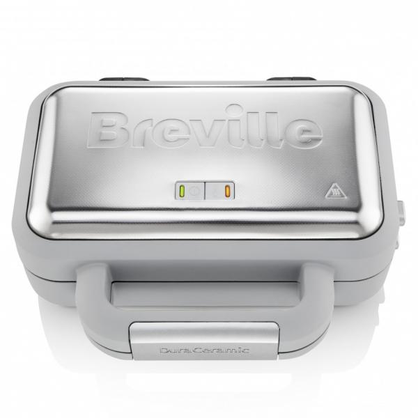 Wafelijzer mat rvs Breville - Afbeelding 2