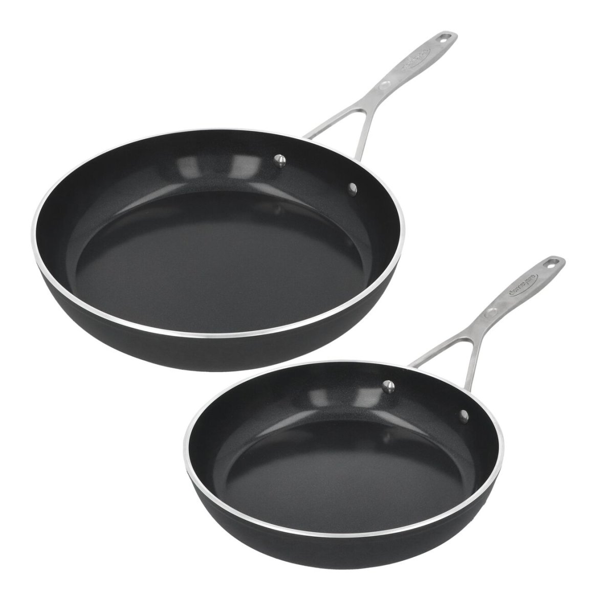 Demeyere Alu Industry set van 2 koekenpannen (24cm + 28cm)