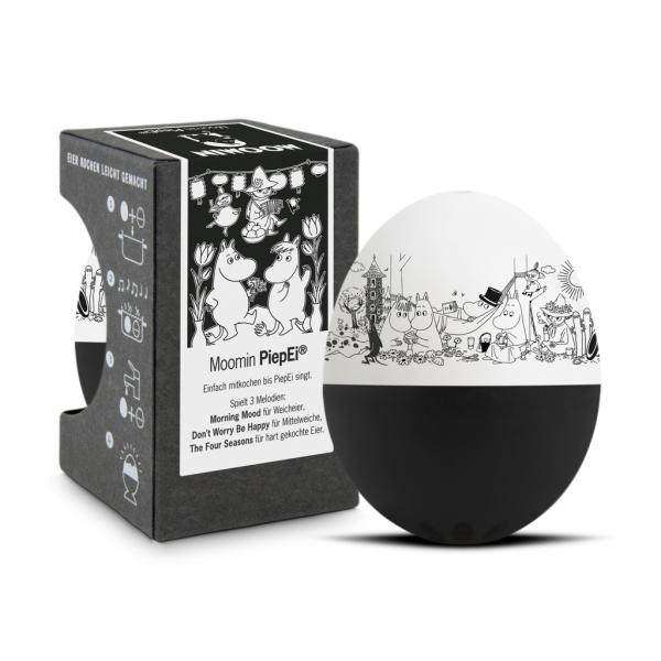 Piepei Moomin zwart-wit Brainstream
