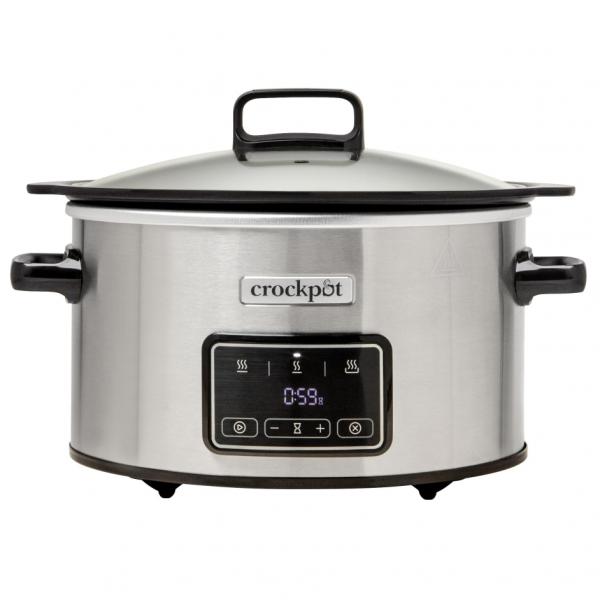 Slowcooker 3.5 liter Sizzel&Stew RVS Crockpot
