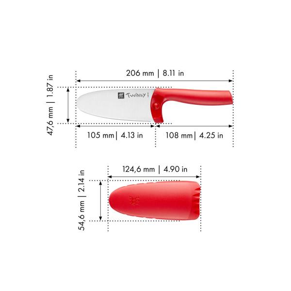 Kinder Koksmes 10cm Zwilling - Afbeelding 3