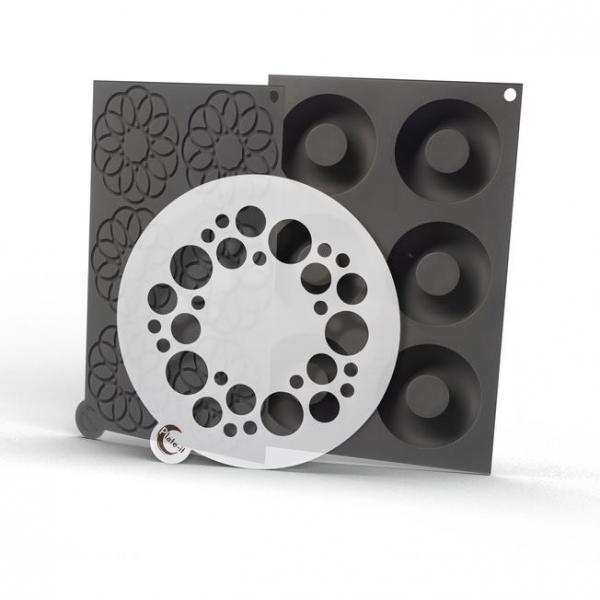 Plate-it garneermallen Circle 3 dlg set - Afbeelding 2