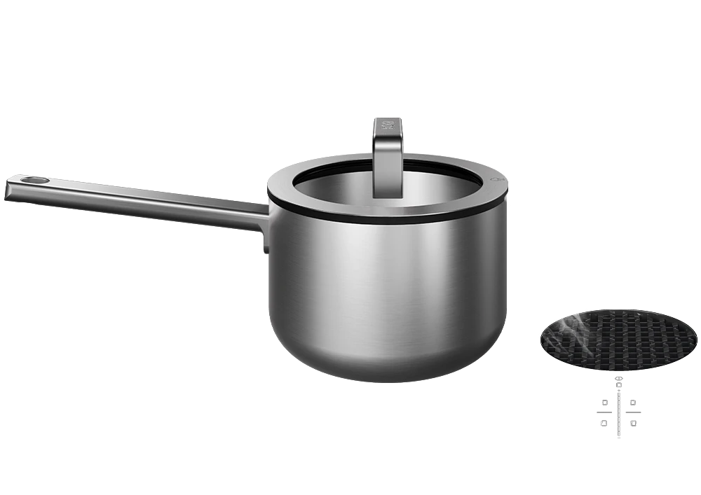 Koqi Mira steelpan16cm downdraft - Afbeelding 3