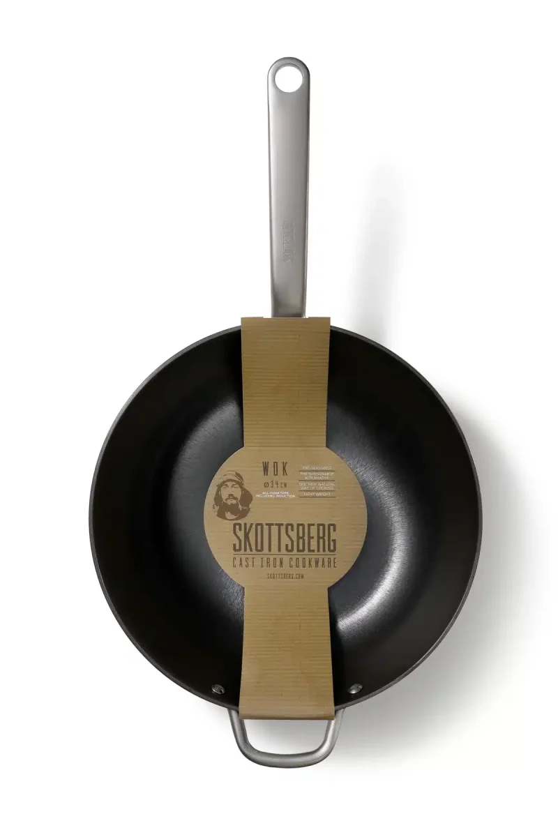 Skottsberg gietijzeren wok 34cm - Afbeelding 3