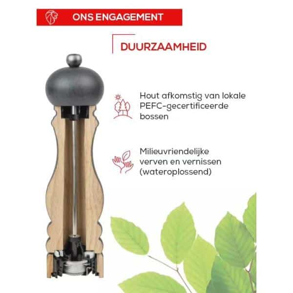 Zoutmolen nw Paris 27cm Chocolat US Peugeot - Afbeelding 7