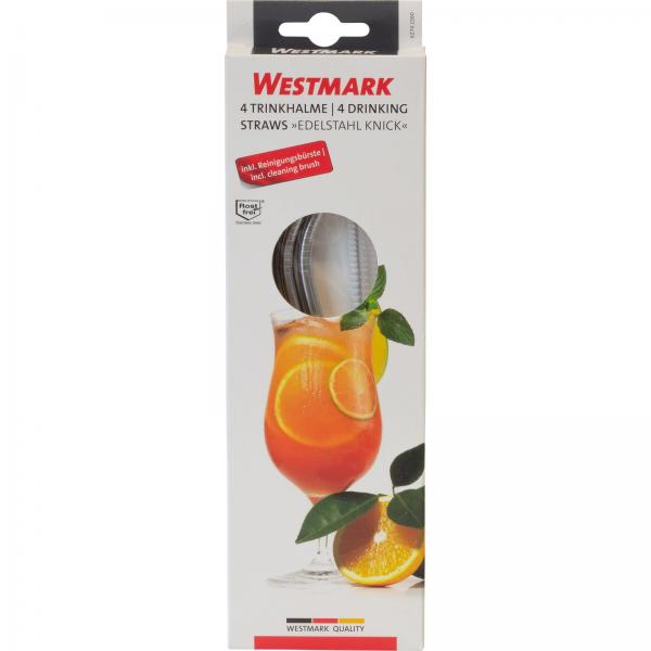 Rietje gebogen rvs 4 stuks Westmark - Afbeelding 7