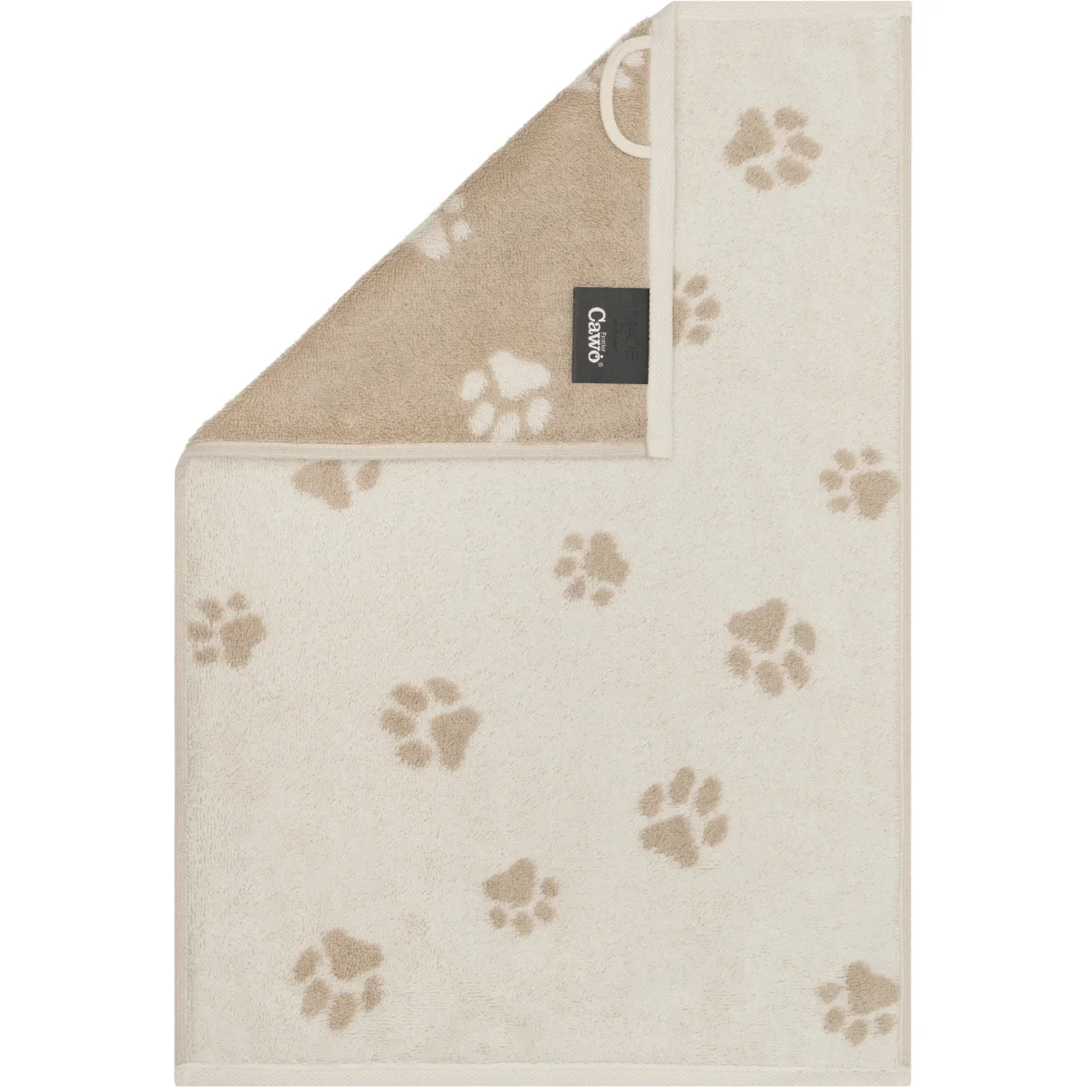 3 x Handdoeken Paws Naturel-Beige 50x100 cm - Afbeelding 6