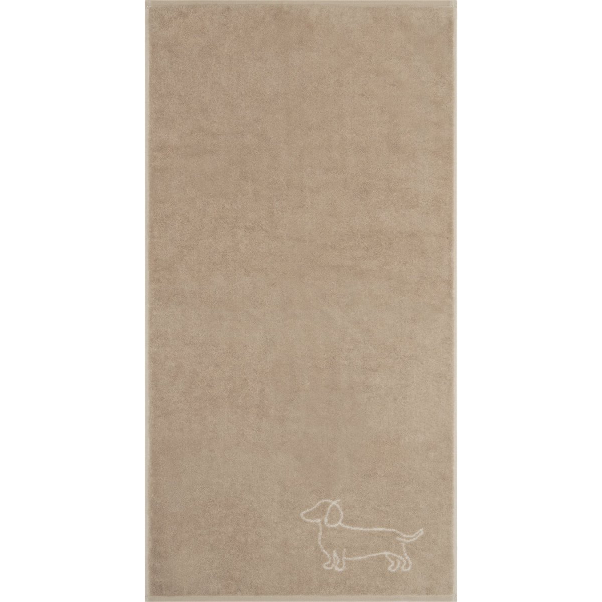 6 x Gastendoeken Teckel Naturel-Beige 30x50 cm - Afbeelding 9