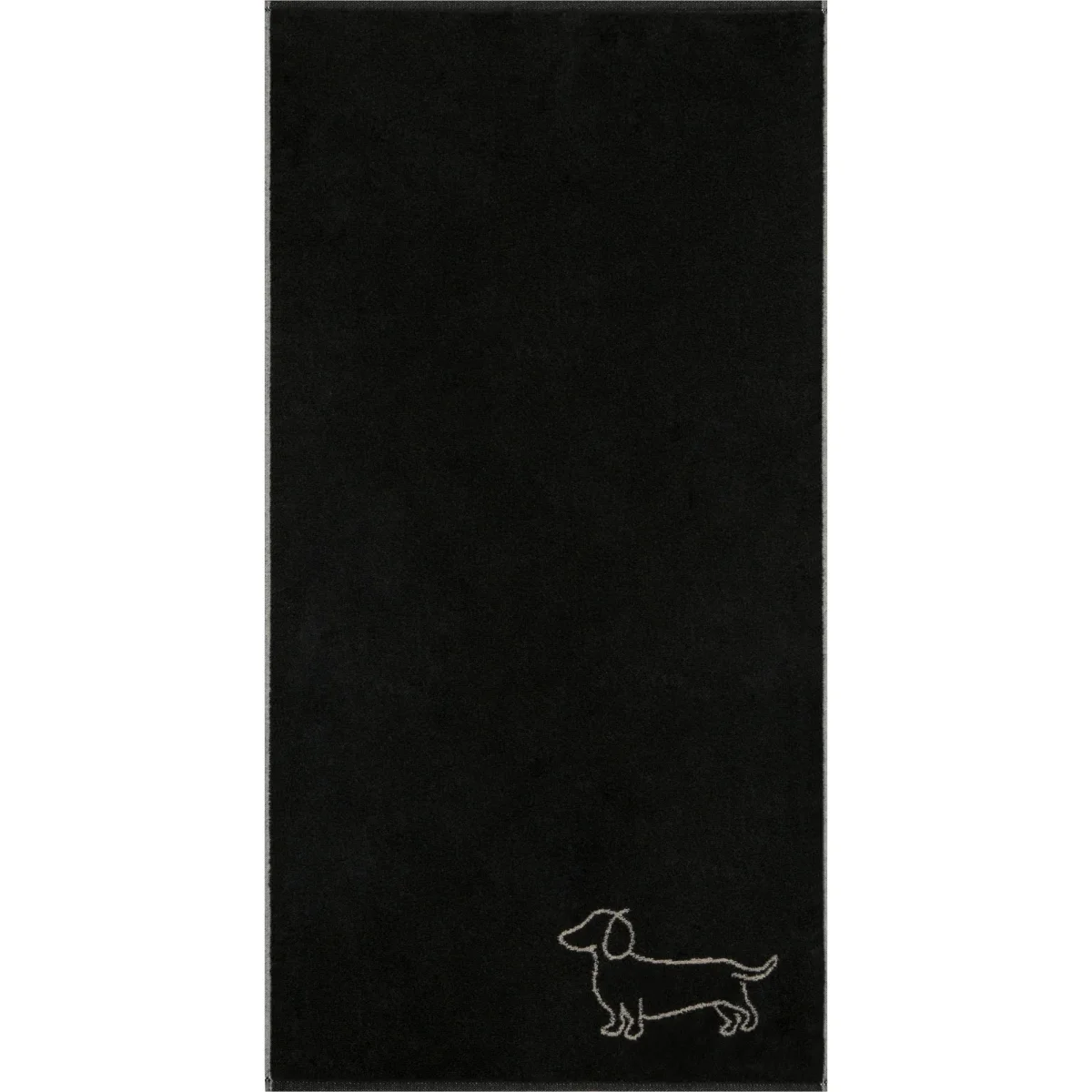 3 x Handdoeken Teckel Zwart-Beige 50x100 cm - Afbeelding 7