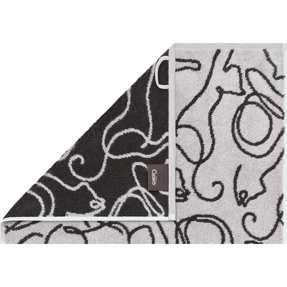 3 x Handdoeken Cats Platin-Basalt 50x100 cm - Afbeelding 8