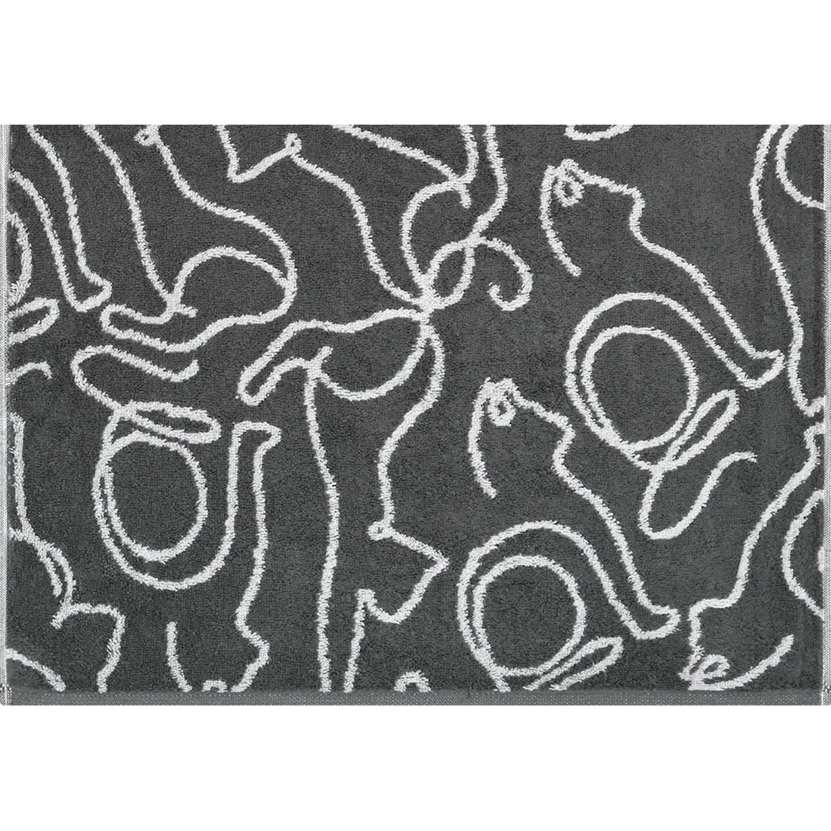 3 x Handdoeken Cats Basalt-Platin 50x100 cm - Afbeelding 5