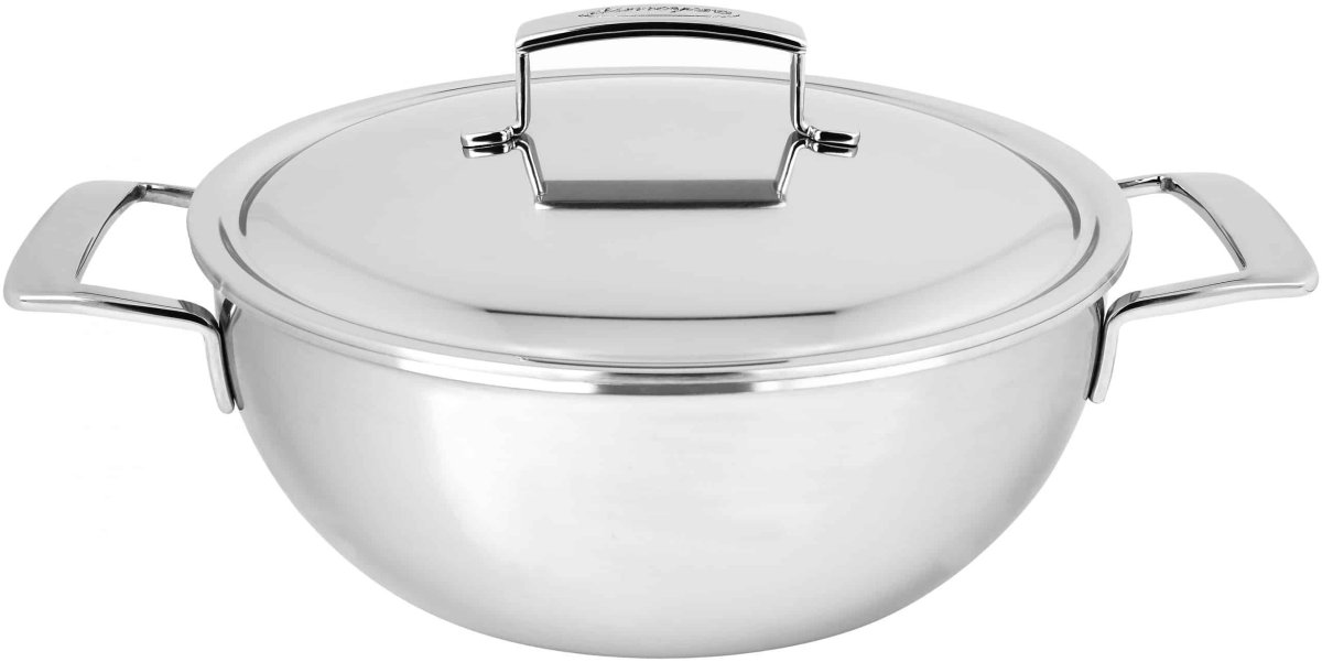 Demeyere silver conische sudder/braadpan 28cm - Afbeelding 2