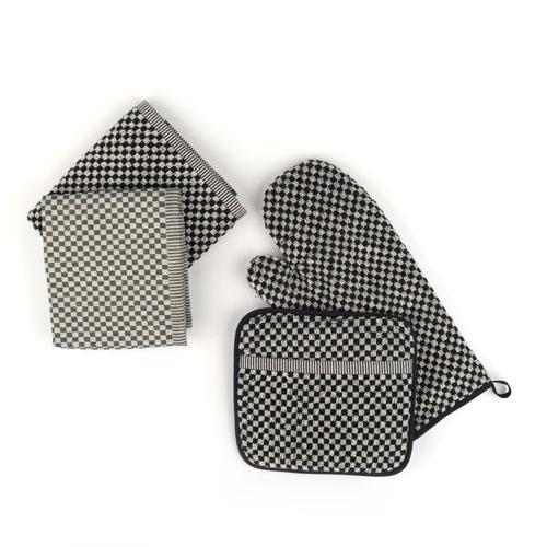 Theedoek Small Check Black Bunzlau Castle - Afbeelding 6