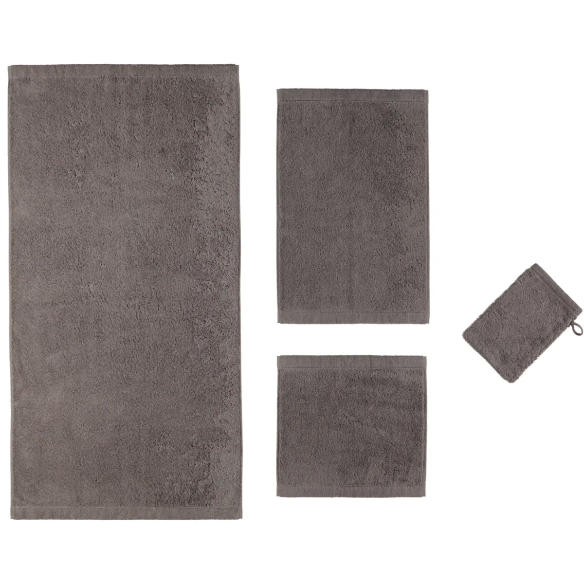 Lifestyle Uni Handdoeken 3 stuks - Grafiet 50x100 cm - Afbeelding 4