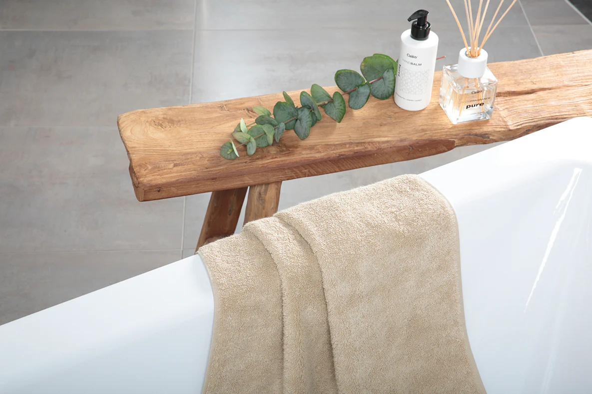 Lifestyle Uni Handdoeken 3 stuks - Linen 50x100 cm - Afbeelding 3