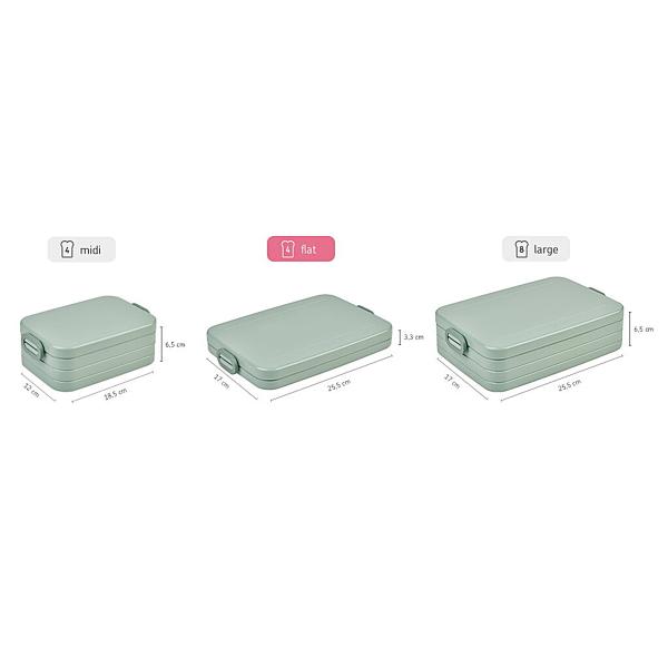 Lunchbox TAB flat Nordic Sage Mepal - Afbeelding 5
