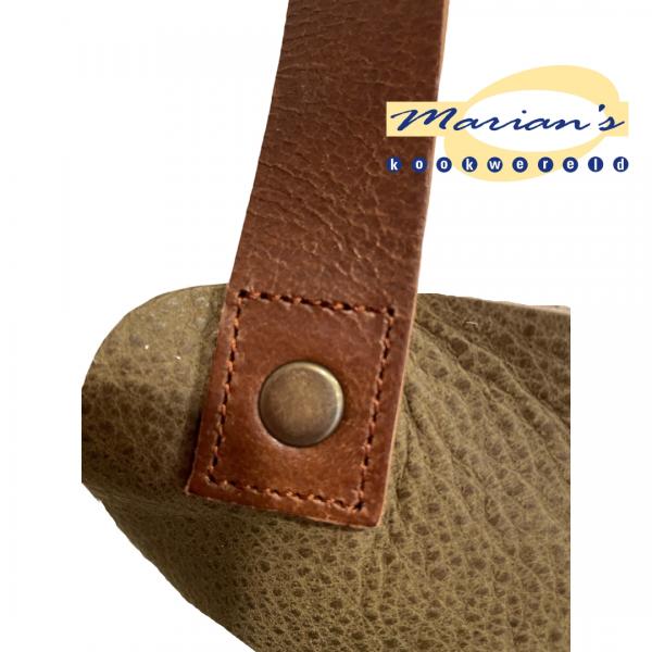 Schort leer Olive Buffel - Afbeelding 4
