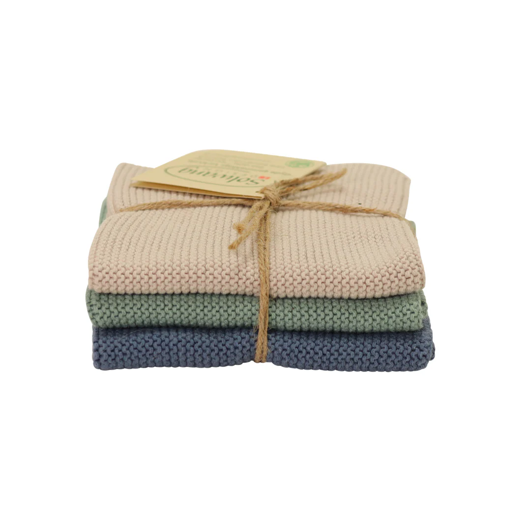 Vaatdoek 3-pack Organic Breeze - Afbeelding 2