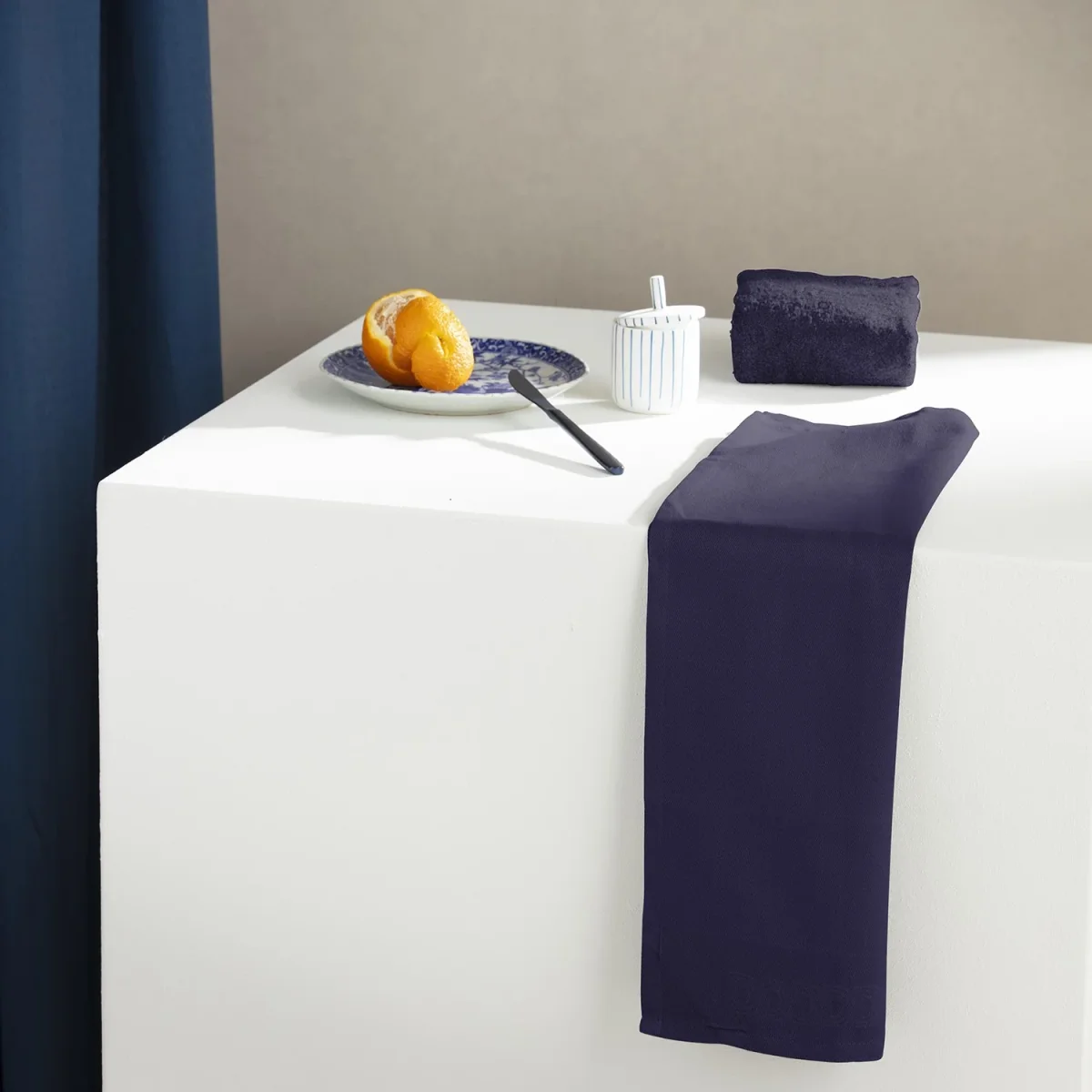 Keukendoek Logo Uni Blue - Afbeelding 3