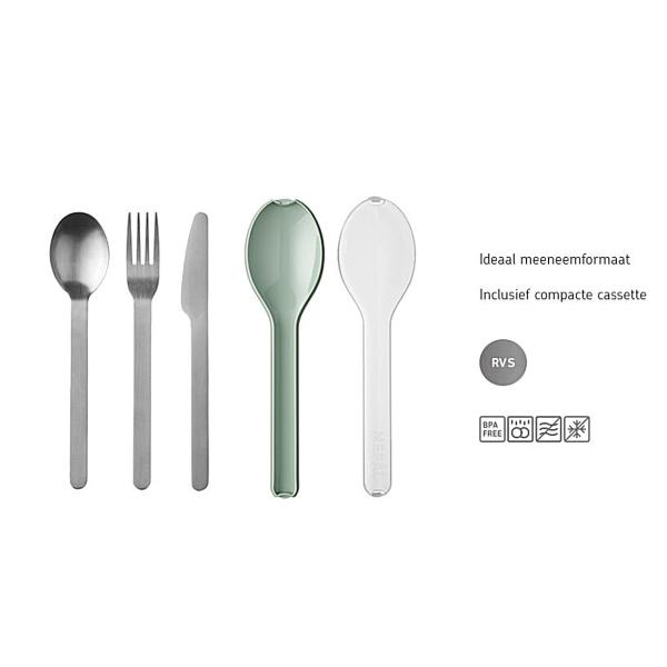 Bestekset Vivid Mauve 3 delig Mepal - Afbeelding 4