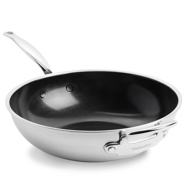 Greenpan Premiere wokpan 30cm - Afbeelding 2