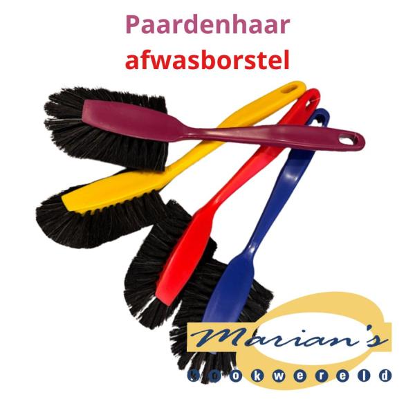 Afwasborstel assorti paardenhaar Hansi