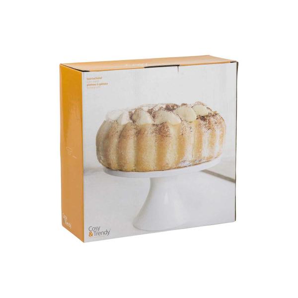 Taartplateau 28cm wit NBC Cosy & Trendy - Afbeelding 4