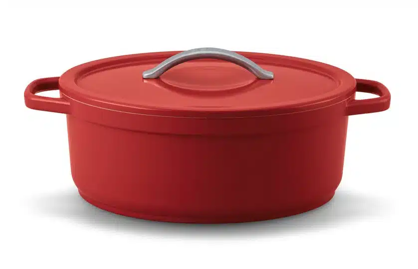 Beka Plume braadpan lichtgewicht 31cm rood ovaal - Afbeelding 4