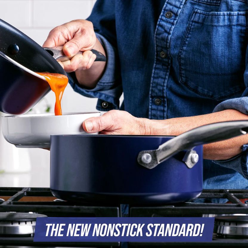 Blue Diamond steelpannenset (niet voor inductie) - Afbeelding 7