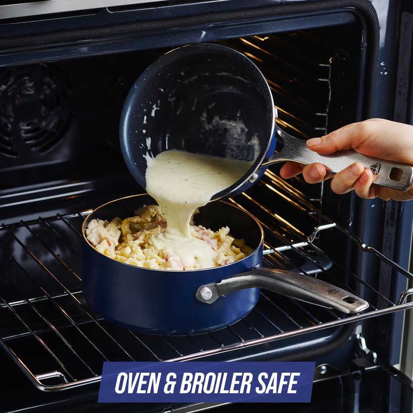 Blue Diamond steelpannenset (niet voor inductie) - Afbeelding 5