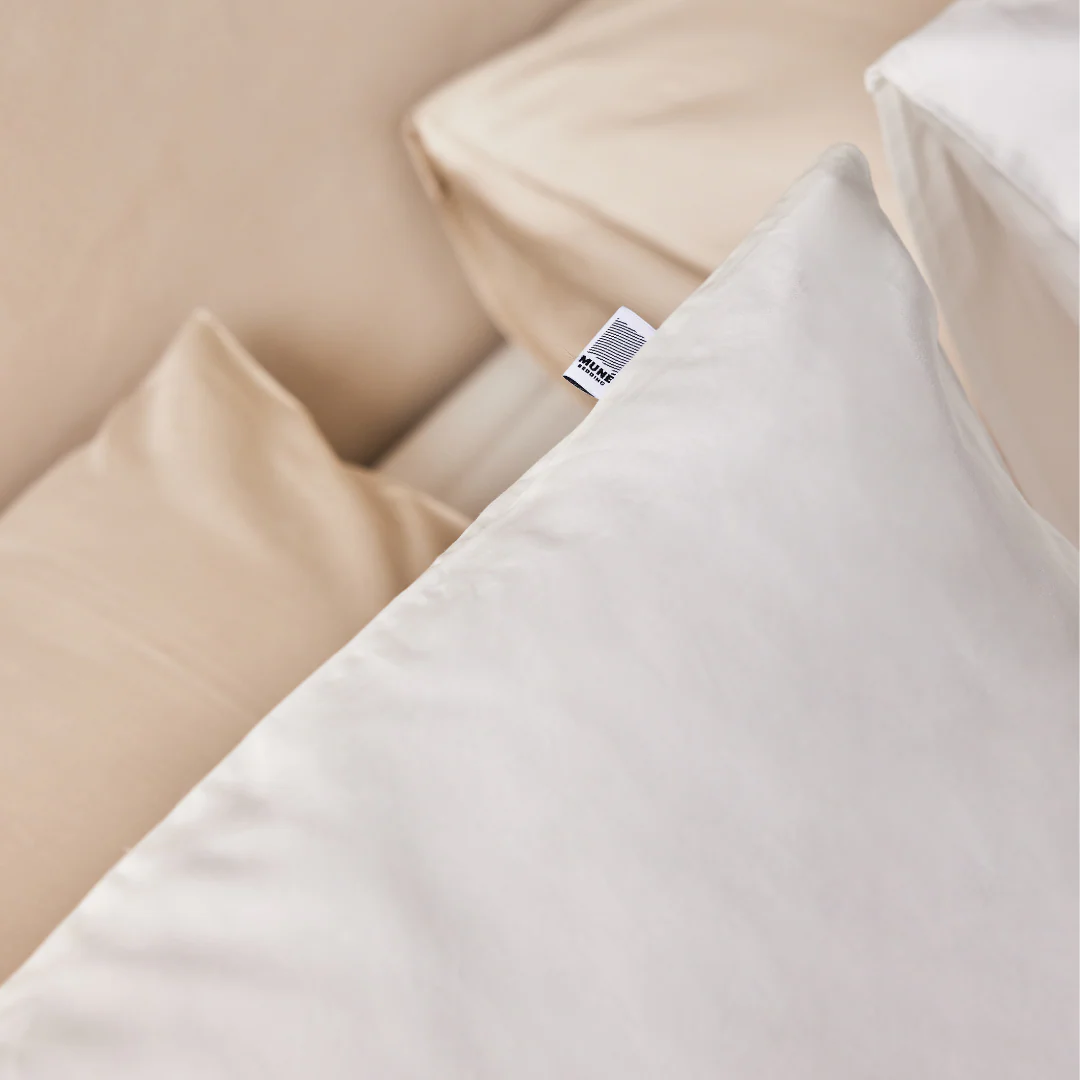 Overtrek Met Rits Dromerig Wit - Katoen Satijn - Afbeelding 8