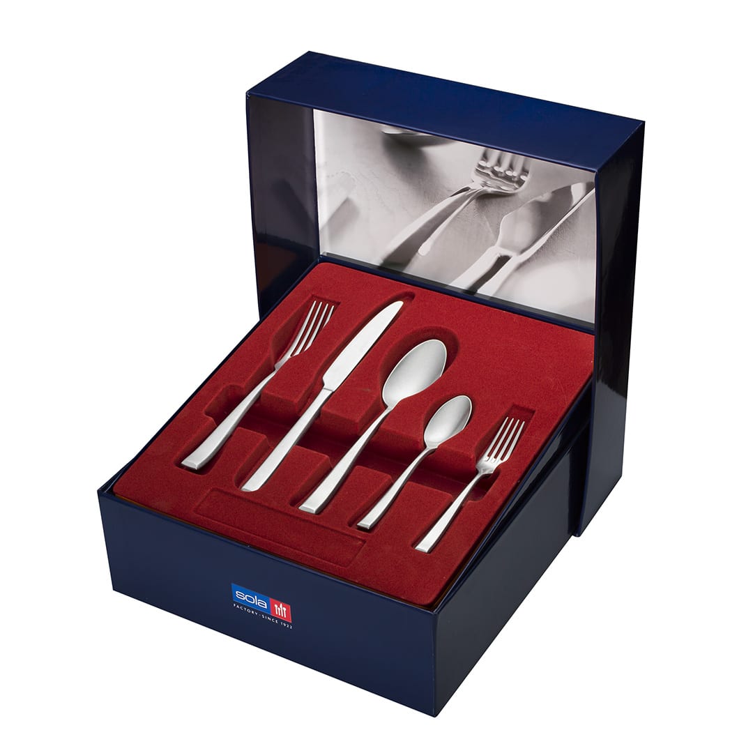 Sola Durban Vintage 9 pers. 90 delige bestekcassette - Afbeelding 4