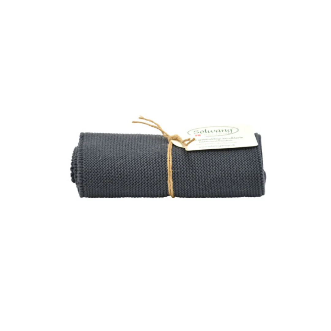 Keukendoek Dark Steel Grey - Afbeelding 3
