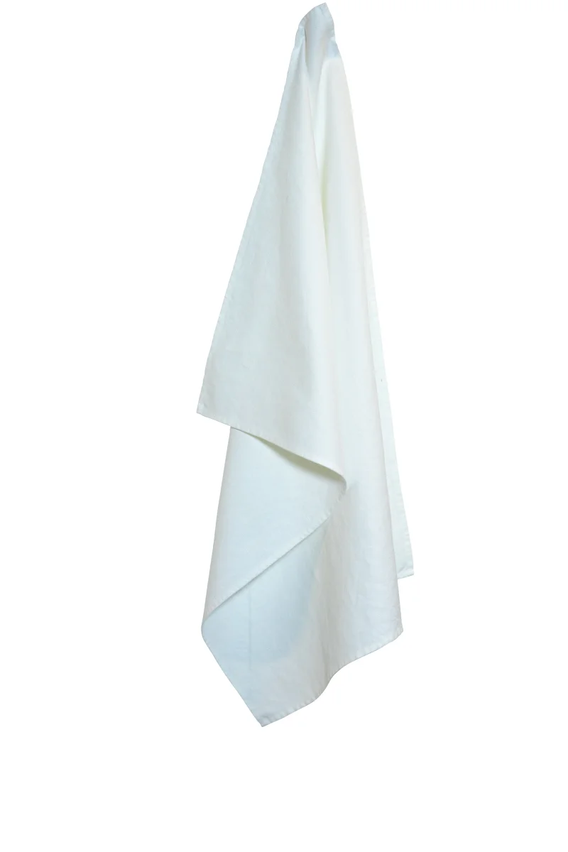 Theedoek Linnen/Katoen White - Afbeelding 2