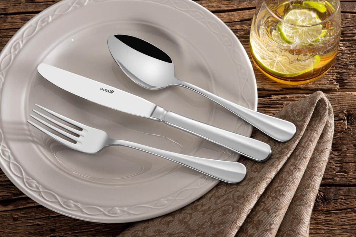 Sola hollands glad 9 persoons 90 delige bestekset - Afbeelding 3