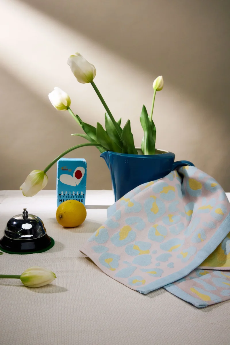 Gift Set Leopard Special Edition - Pastel Blue/Soft Yellow - Afbeelding 3