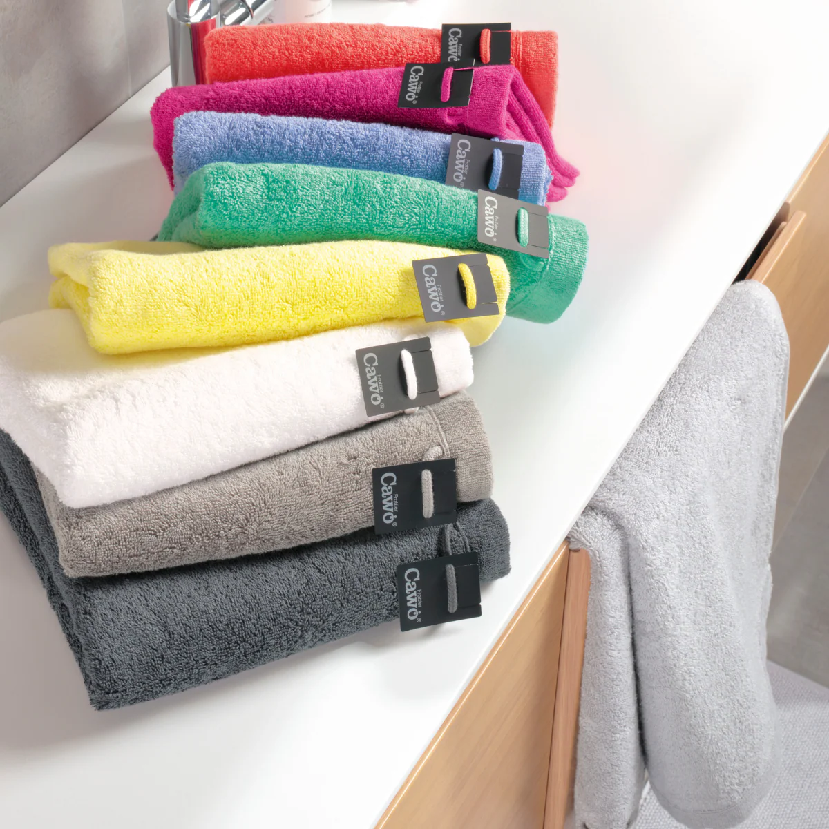 Lifestyle Uni Handdoeken 3 stuks - Sky 50x100 cm - Afbeelding 3