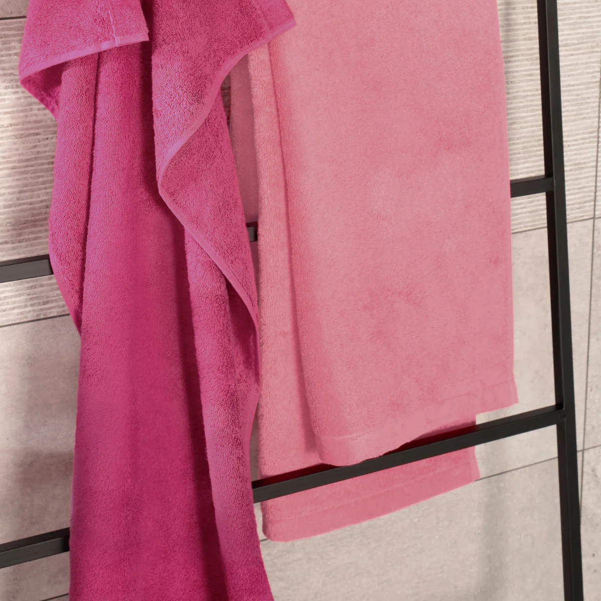 Lifestyle Uni Strandlaken 1 stuks - Pink 100x160 cm - Afbeelding 3