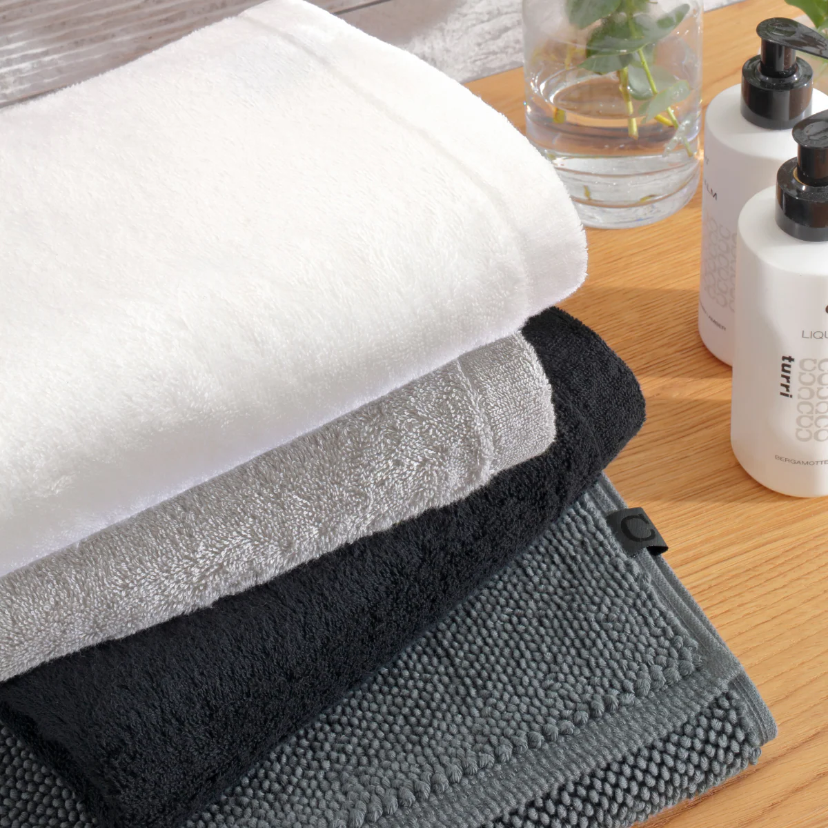 Lifestyle Uni Strandlaken 1 stuks - Platin 100x160 cm - Afbeelding 3