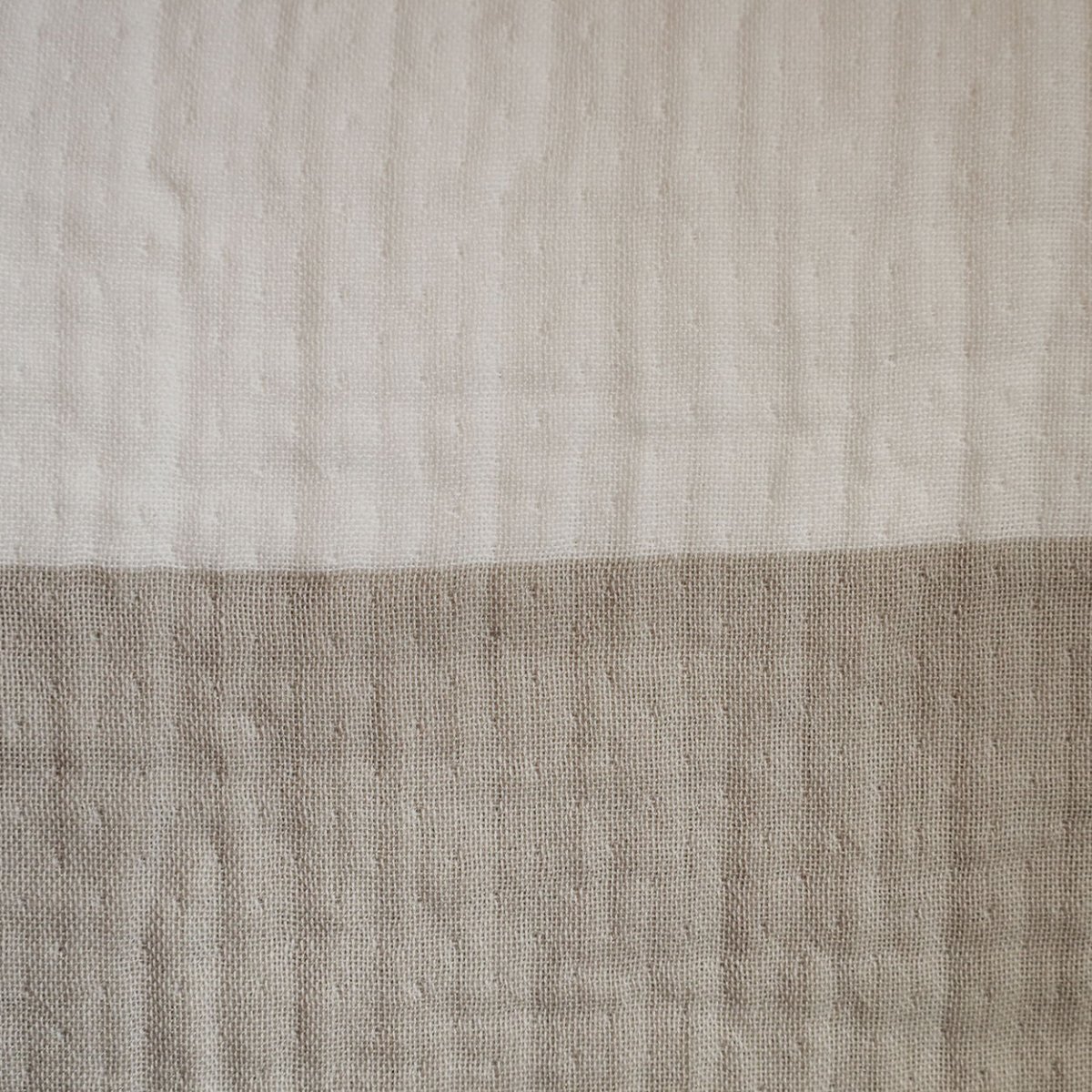 Plaid Portofino Taupe-White - Afbeelding 5