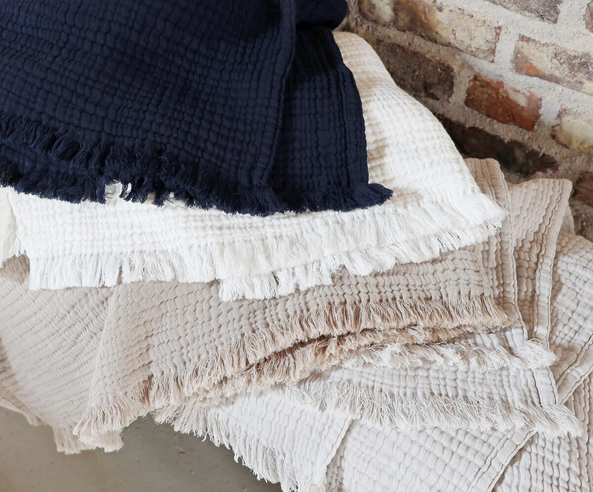 Plaid Puglia - Navy - Afbeelding 4