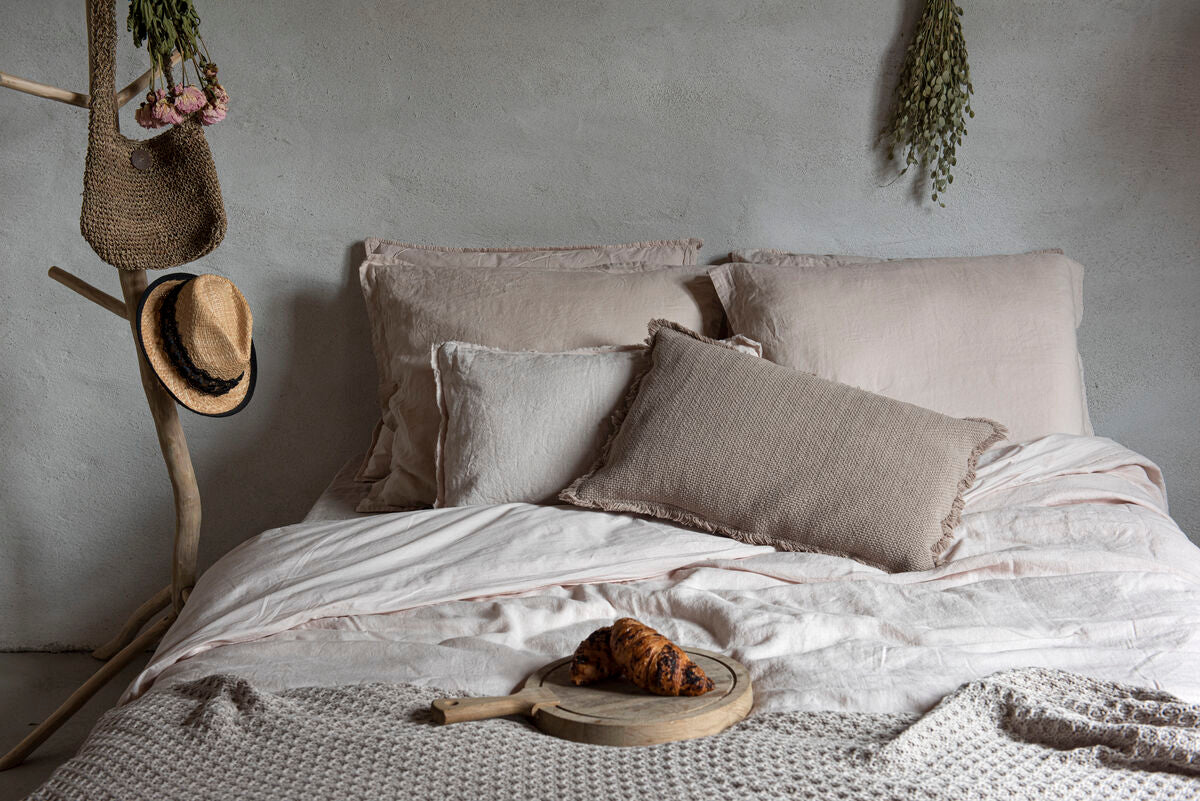 Dekbedovertrek Remy linnen Powder - Afbeelding 4